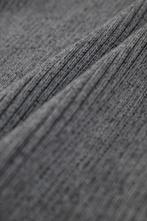 Grey Men's Mock Neck Sweater